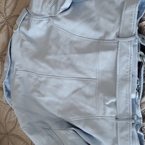 Forever 21 Baby Blue Crop Jacket size M - Picture 14 of 15